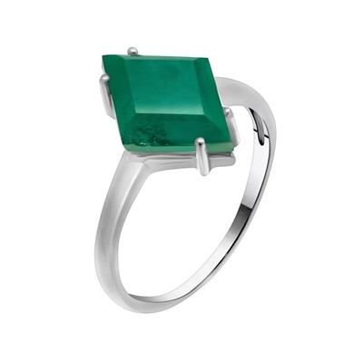 Кольцо из серебра турмалин параиба выращ., Кателина