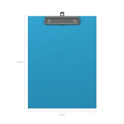 Планшет (доска с зажимом) А4 "Неон" голубой 45408 ErichKrause
