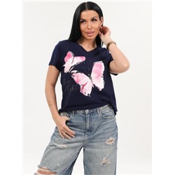 Футболка "Поликсена" (Чернильный)