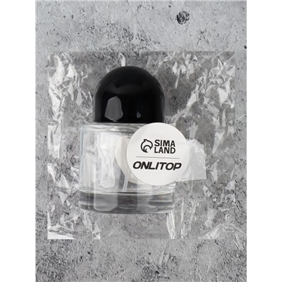 Флакон стеклянный для парфюма, с распылителем, 30 мл, прозрачный/чёрный