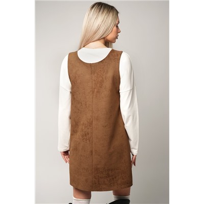 Женское офисное платье - сарафан Happyfox