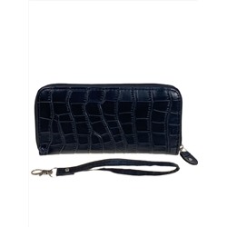 Женское портмоне из искусственной кожи, цвет черный