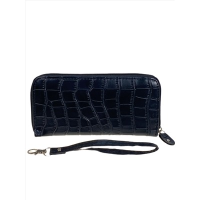 Женское портмоне из искусственной кожи, цвет черный