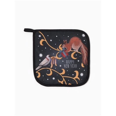 Набор кухонный «Этель» Wonder christmas варежка-прихватка 20×28 см, прихватка 19×19 см