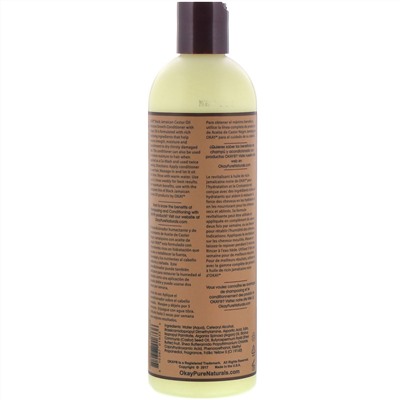 Okay Pure Naturals, Black Jamaican Castor Oil, черное ямайское касторовое масло, кондиционер, 355 мл (12 жидк. унций)