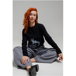 8527/1 футболка с дл.рукавом унисекс (Ирисы)