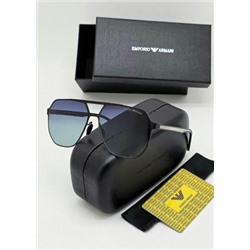 Набор мужские солнцезащитные очки, коробка, чехол + салфетки #22892491