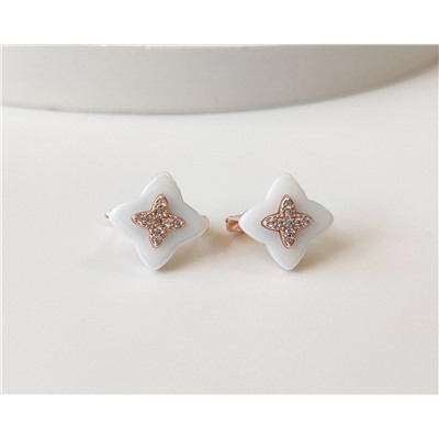 Серьги с керамикой