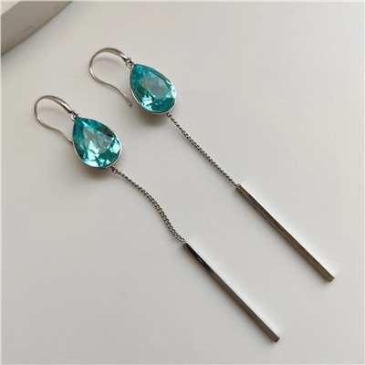 Серьги с кристаллами Swarovski