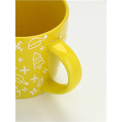 УЦЕНКА Кружка керамическая новогодняя«Новый год», 370 мл, МИКС