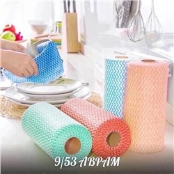 УНИВЕРСАЛЬНЫЕ салфетки для кухни 50 шт в рулоне