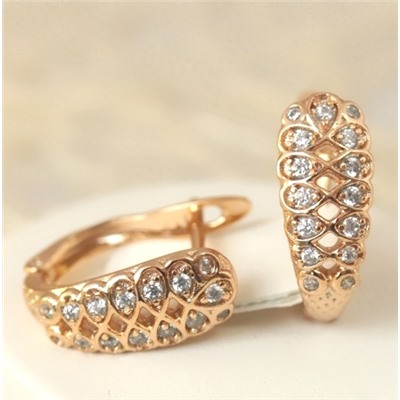 Серьги позолота  H01-13559р