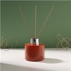 Диффузор для эфирных масел с крышкой «Терракот», глянец 100 мл, 7×7×7.5 см