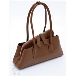 Сумка женская кожаная 6006L brown Polina&Eiterou