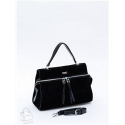 Сумка женская кожаная 9675MSS black Velina Fabbiano-Safenta в Новосибирске