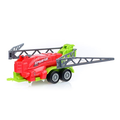 Трактор с прицепом, в коробке