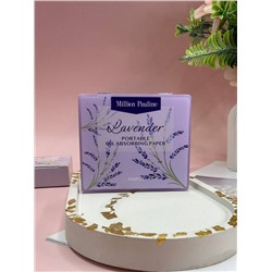 Матирующий салфетки против жирного блеска в футляре с зеркалом Лаванда, 100 шт.