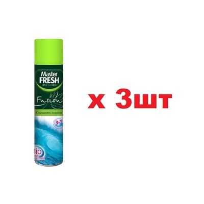 Master FRESH освежитель воздуха 300мл Свежесть океана 3шт