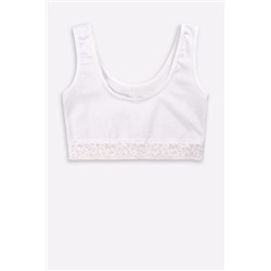 Майка топ для девочки Happyfox HF73933 белый