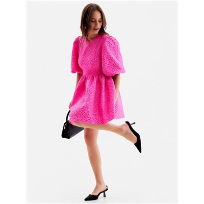 Платье с вырезом на спине мини женское MIST, размер XL, розовое