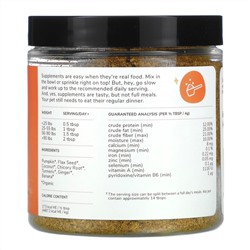 Kin+Kind, Healthy Poops, добавка для здорового пищеварения, с тыквой и семенами льна, для собак и кошек, 1134 г (4 унции)