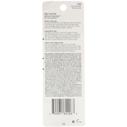 Revlon, Brow Fantasy, оттенок 108 «Светло-коричневый», 0,31 г / 1,18 мл