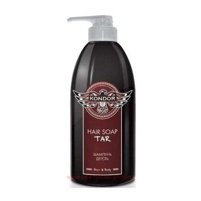 KONDOR Hair&Body Шампунь для волос Дёготь муж, 750 мл