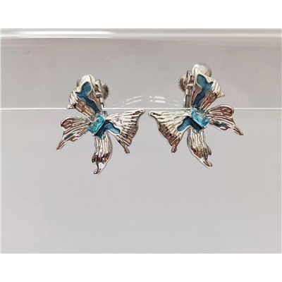 Серьги-клипсы Бабочки