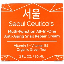 SeoulCeuticals, Multi-Function All-In-One Anti-Aging Snail Repair Cream , 2 fl oz (60 ml)