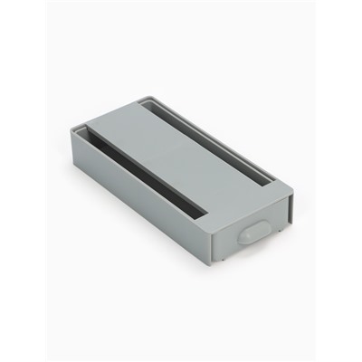 Ящик для хранения, скрытый потайной под стол, 20×9×4 см, серый