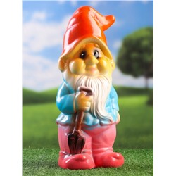 Садовая фигура из гипса «Гном с вилами», 35×12×15 см