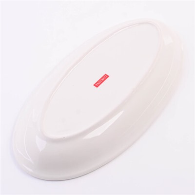 60178 Блюдо сервировочное овальное Лимонный праздник доломит LR (х24)