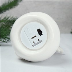 Фигурка Снеговик с подсветкой 14 см новогодний / YZ23673 /уп 48/LED