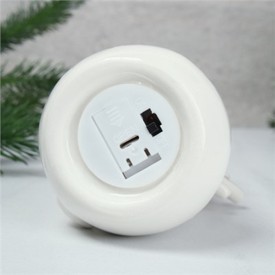 Фигурка Снеговик с подсветкой 14 см новогодний / YZ23673 /уп 48/LED