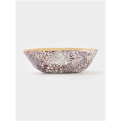 Миска, 20×15×6.5 см, бамбук