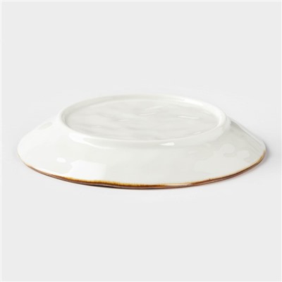 Тарелка керамическая пирожковая «Море», d=15 см, синяя