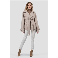 01-12223 Пальто женское демисезонное (пояс)