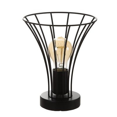 Настольная лампа «Чилли» Е27 40 Вт черный 18×18×19 см RISALUX