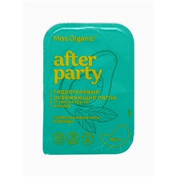 Патчи гидрогелевые освежающие After party, от темных кругов и отеков, 20 шт., Miss Organic