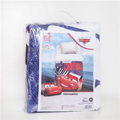 Покрывало детское 1.5 сп, «Тачки», 145×210 см, микрофибра