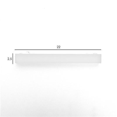 Светильник трековый ULTRA «Линия», светодиодный, 10 Вт, 48 В, 3000K-5700К, CRI90, 23×2.6×2.4 см, белый