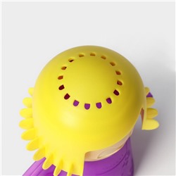 Устройство для чистки микроволновой печи Доляна, 10.5×8×13 см, пластик, фиолетовое