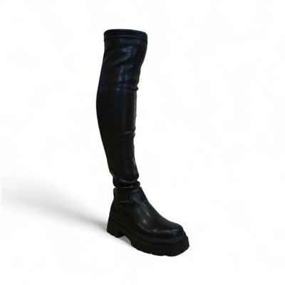 Сапоги-чулки евро зима К206-11 черные