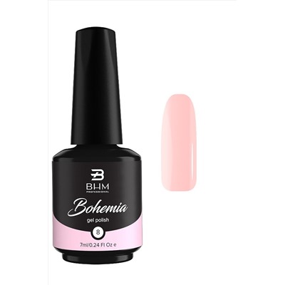 BHM Professional Гель-лак для ногтей / Always in trend 008, 7 мл KRISTALLER, 1107284