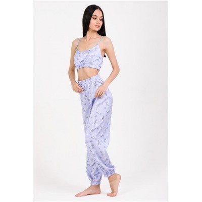 Пижама Hot Story Are you ready (топ _ брюки) (Сиреневый)