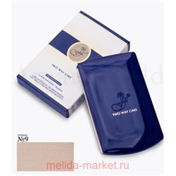 Ffleur Пудра компактная 2 в 1 Two Way Cake тон 09 бежево-перламутровый