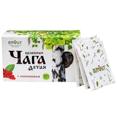 Чага Алтая с лимонником 20 ф/п.