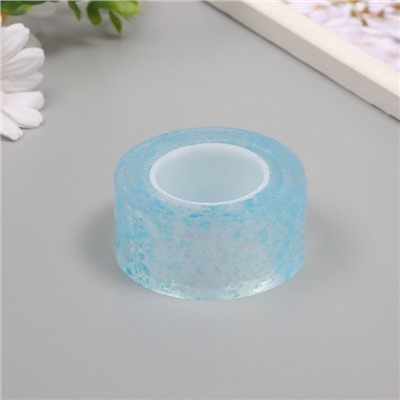 Клейкая нано-лента декоративная силикон «Сияние. Голубой», 3 см, дл. 3 м, 6.8×6.8×3 см