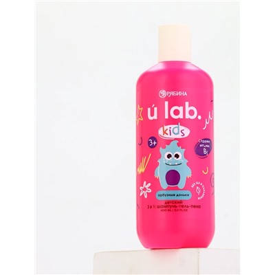 Детский шампунь-гель-пена 3в1 «Монстрики», 400 мл, аромат арбузные дольки, ULAB