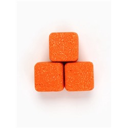 Бомбочки для ванны «Кубики», набор 3 шт. × 70 г, аромат шипучий апельсин, URAL LAB